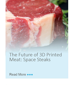 The Future of 3D Printed Meat: Space Steaks